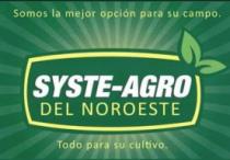 SYSTE AGRO DEL NOROESTE SOMOS LA MEJOR OPCION PARA SU CAMPO TODO PARA SU CULTIVO