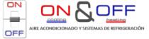 ON & OFF; AIRE ACONDICIONADO Y SISTEMAS DE REFRIGERACIÓN