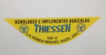 REMOLQUES E IMPLEMENTOS AGRICOLAS THIESSEN; KM 12; LA HONDA MIGUEL AUZA; ZAC.