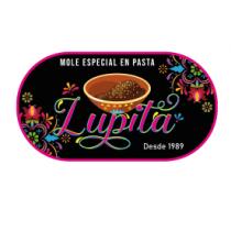 MOLE ESPECIAL EN PASTA LUPITA DESDE 1989