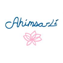 LA PALABRA AHIMSA-LI ES UNA PALABRA DEL YOGA QUE SIGNIFICA LA NO VIOLENCIA DEL CUERPO;UTILICE UN COLOR AZUL;QUE SIGNIFICA LA PESONALIDAD;CONFIANZA;Y TRANQUILIDAD;LA FLOR DE LOTO SIGNIFICA PAZ ;EL RENACER;EL ROSA ES TIERNO Y FEMENINO