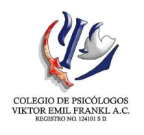 COLEGIO DE PSICÓLOGOS VIKTOR EMIL FRANKL A.C. REGISTRO NO. 124101 S II