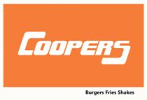 COOPERS BURGERS FRIES SHAKES