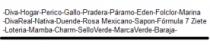 DIVA HOGAR PERICO GALLO PRADERA PÁRAMO EDEN FOLCLOR MARINA DIVAREAL NATIVA DUENDE ROSA MEXICANO SAPON FÓRMULA 7 ZIETE LOTERIA MAMBA CHARM SELLOVERDE MARCAVERDE BARAJA