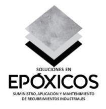 SOLUCIONES EN EPOXICOS. SUMINISTRO; APLICACION Y MANTENIMIENTO DE;RECUBRIMIENTOS INDUSTRIALES.