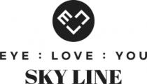 ELU EYE ; LOVE ; YOU SKY LINE