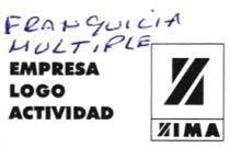 FRANQUICIA MULTIPLE EMPRESA LOGO ACTIVIDAD ZIMA