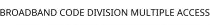 BROADBAND CODE DIVISION MULTIPLE ACCESS