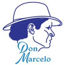 PERFIL DE HOMBRE CON SOMBRERO; PALABRA DON MARCELO