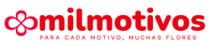 EL LOGOTIPO CONSTA DE UNA DE UN ISOTIPO DE UNA FLOR DE CUATRO PÉTALOS QUE TIENE UNA SIMBOLOGÍA DEL INFINITO; A LA VEZ EL LOGOTIPO ES UNA COMPOSICIÓN DE 2 PALABRAS MIL Y MOTIVOS AL UNIRMOS FORMA LA PALBRA MILMOTIVOS