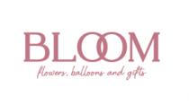 PALABRA BLOOM FLOWERS; BALLOONS AND GIFTS; SIENDO QUE LA PALABRA BLOOM LLEVA LAS O ENTRELAZADAS