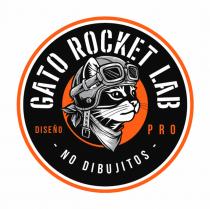 GATO ROCKET LAB; DISEÑO PRO; NO DIBUJITOS