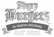 ANGRY BURGER´S EL SABOR ORIGINAL EST 2011 BY R.E.R.
