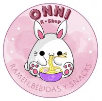 ONNI KSHOP RAMEN;BEBIDAS Y SNACKS