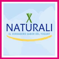 X NATURALI EL VERDADERO SABOR DEL YOGURT