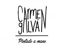 CARMEN GALVÁN PINTADO A MANO