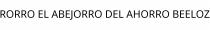 RORRO EL ABEJORRO DEL AHORRO BEELOZ