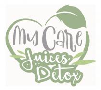 MY CARE JUICES DETOX LA IMAGEN ES UNA MANZANA EN FORMA DE CORAZON