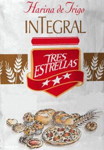 TRES ESTRELLAS HARINA DE TRIGO INTEGRAL