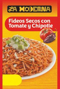 LA MODERNA FIDEOS SECOS CON TOMATE Y CHIPOTLE