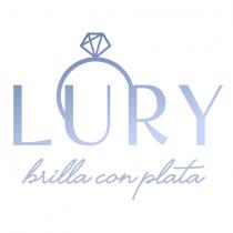 LURY BRILLA CON PLATA