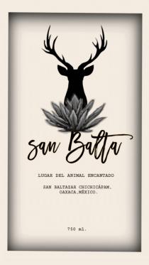 SAN BALTA. LUGAR DEL ANIMAL ENCANTADO.