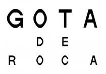 GOTA DE ROCA