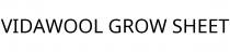 VIDAWOOL GROW SHEET