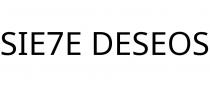 SIE7E DESEOS