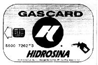 H GAS CARD HIDROSINA
