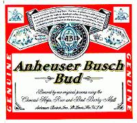 ANHEUSER BUSCH BUD