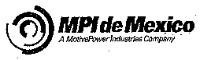 MPI DE MEXICO A MOTIVEPOWER INDUSTRIES COMPANY