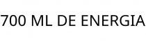 700 ML DE ENERGIA