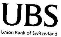 UBS UNION BANK OF SWITZERLAND