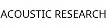 ACOUSTIC RESEARCH