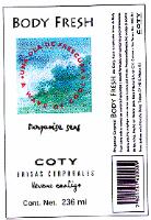 COTY BODY FRESH TURQUOISE UNA OLA DE FRESCURA LLEVAME CONTIGO