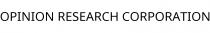 OPINION RESEARCH CORPORATION