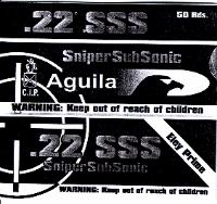 AGUILA SSS SNIPER SUBSONIC
