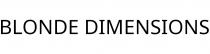 BLONDE DIMENSIONS