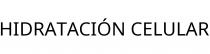 HIDRATACIÓN CELULAR