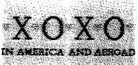 XOXO IN AMERICA AND ABROAD