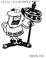 LITTLE CAESAR'S PIZZA! PIZZA! THANK YOU