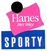 HANES HER WAY SPORTY