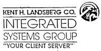 KENT H. LANDSBERG CO. INTEGRATED SYSTEMS GROUP YOUR CLIENT SERVER