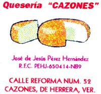 QUESERIA CAZONES