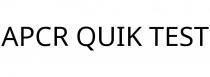 APCR QUIK TEST
