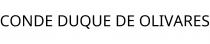 CONDE DUQUE DE OLIVARES