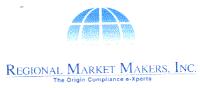 REGIONAL MARKET MARKERS; INC. THE ORIGIN COMPLIANCE E-XPERTS