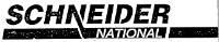SCHNEIDER NATIONAL