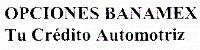OPCIONES BANAMEX TU CREDITO AUTOMOTRIZ